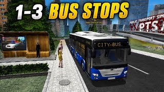 City Bus Simulator: Drive Through 1–3 Bus Stops 🛑| Public Transport Simulator” 🚌🔥 screenshot 2