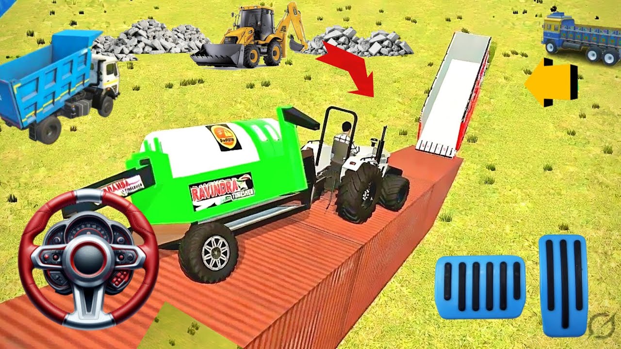 😱Heavy Loading Challenge🔥 Truck Mein pajero + DJ Setup | Ultimate Gaming Fun 🤣 #dj #tractor