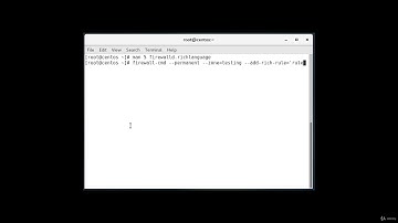 RHCE - 6. Firewall rich rules -  1  Adding rich rules