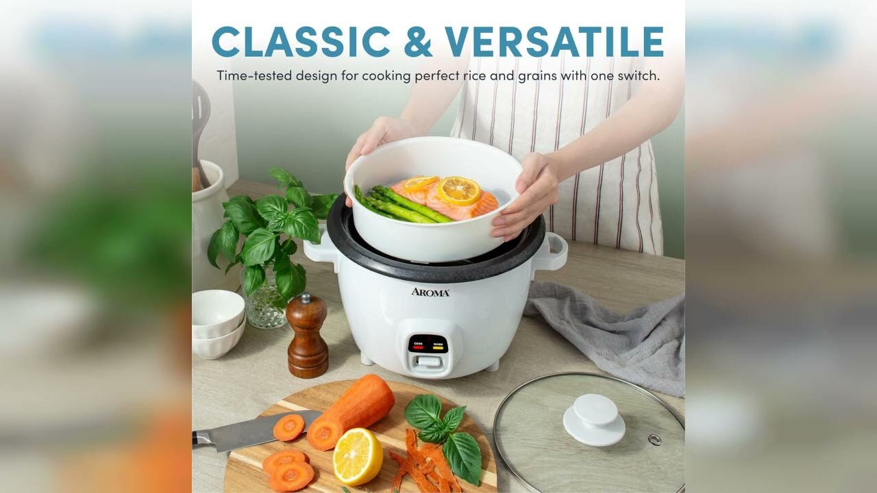Review: AROMA® 20-Cup (Cooked) One-Touch Rice Cooker and Food Steamer with Auto-Warm | 10 cups...