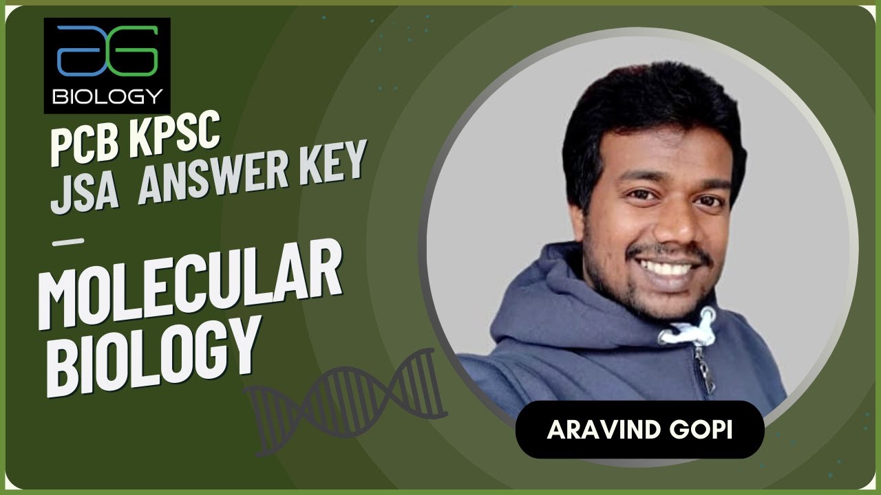 Junior Scientific Assistant (JSA) Pollution Control Board Kerala PSC2023 Answer key Analysis Mol Bio