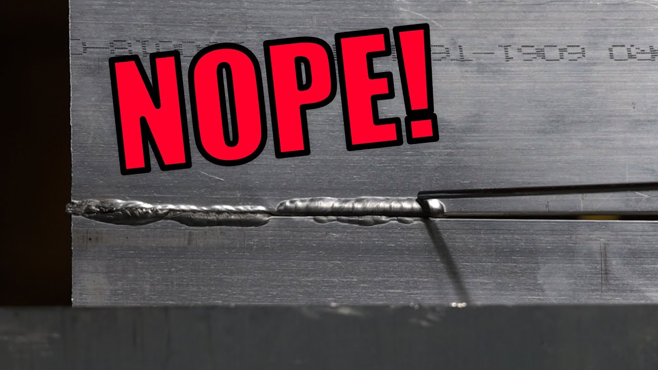 Horizontal ALUMINUM TIG Fails Fixed