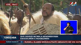 His Majesty The King Led The Nation At The Ongoing Little Incwala Ceremony At Ngabezweni