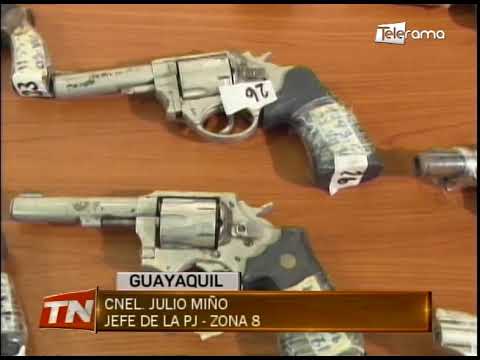 Policía entregó 50 armas de fuego a las FF.AA. para que sean destruidas