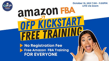 Amazon Virtual Assistant / Store Manager - Amazon FBA OFP Kickstart Free Training (Part 1)