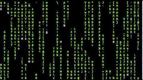 Matrix Type Hacker Animation in Linux Terminal