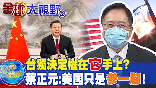 台獨決定權在'它'手上?蔡正元:美國只是插一腳! @CtiNews @CtiTv @Global_Vision