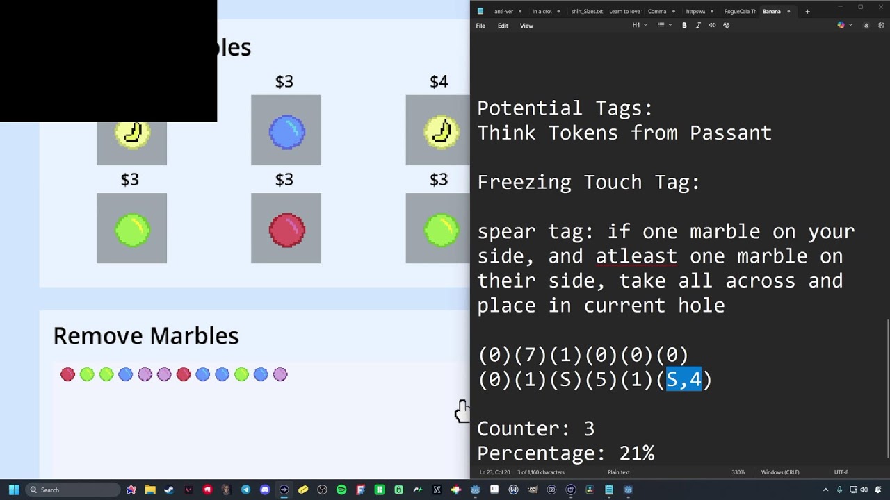 IM HEALED! THINKING MARBLE IDEAS COME JOIN !youtube !donation !game !