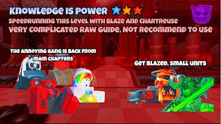 Knowledge is Power 3 stars Tumore (Speedrun + Raw Guide)