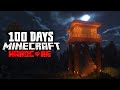 I survived 100 days in the scariest modpack in minecraft hardcore