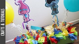 Trolls Party Centerpieces Tutorial - The290ss