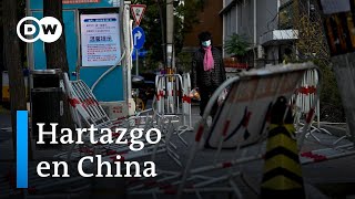 Ola de protestas contra la política de 'cero covid' defendida por Pekín