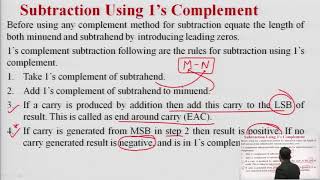 Negative Numbers and Arithmetic Operations