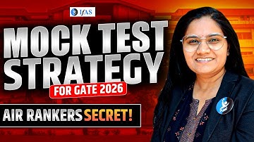 How to Attempt Mock Test for GATE Exam 2026? - Best Strategy | IFAS