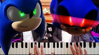 Dark Super Sonic V.S. Sonic.EXE - The Race - Kraken Theme (PIANO COVER)