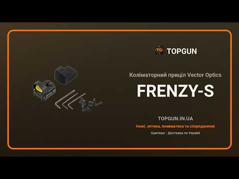 Приціл коліматорний Vector Optics Frenzy-S 1x17x24 MIC 3MOA MGT footprint, видео 1