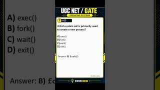 Which System Call Creates a New Process | #15 | GATE & UGC NET CS