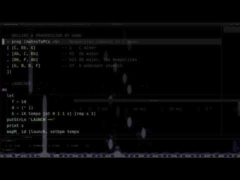 The Harmonic Algorithm ++ TidalCycles | Quick Start: generating and declaring harmonic progressions