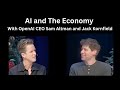 AI and The Economy | With OpenAI CEO Sam Altman and Jack Kornfield