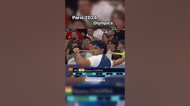 NEERAJ CHOPRA WINS SILVER MEDAL🇮🇳🥈 FOR INDIA AT THE PARIS OLYMPICS.Gold in Tokyo2020 Silver in Paris