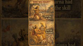 Karna vs Arjuna — Skill or Destiny? #shorts