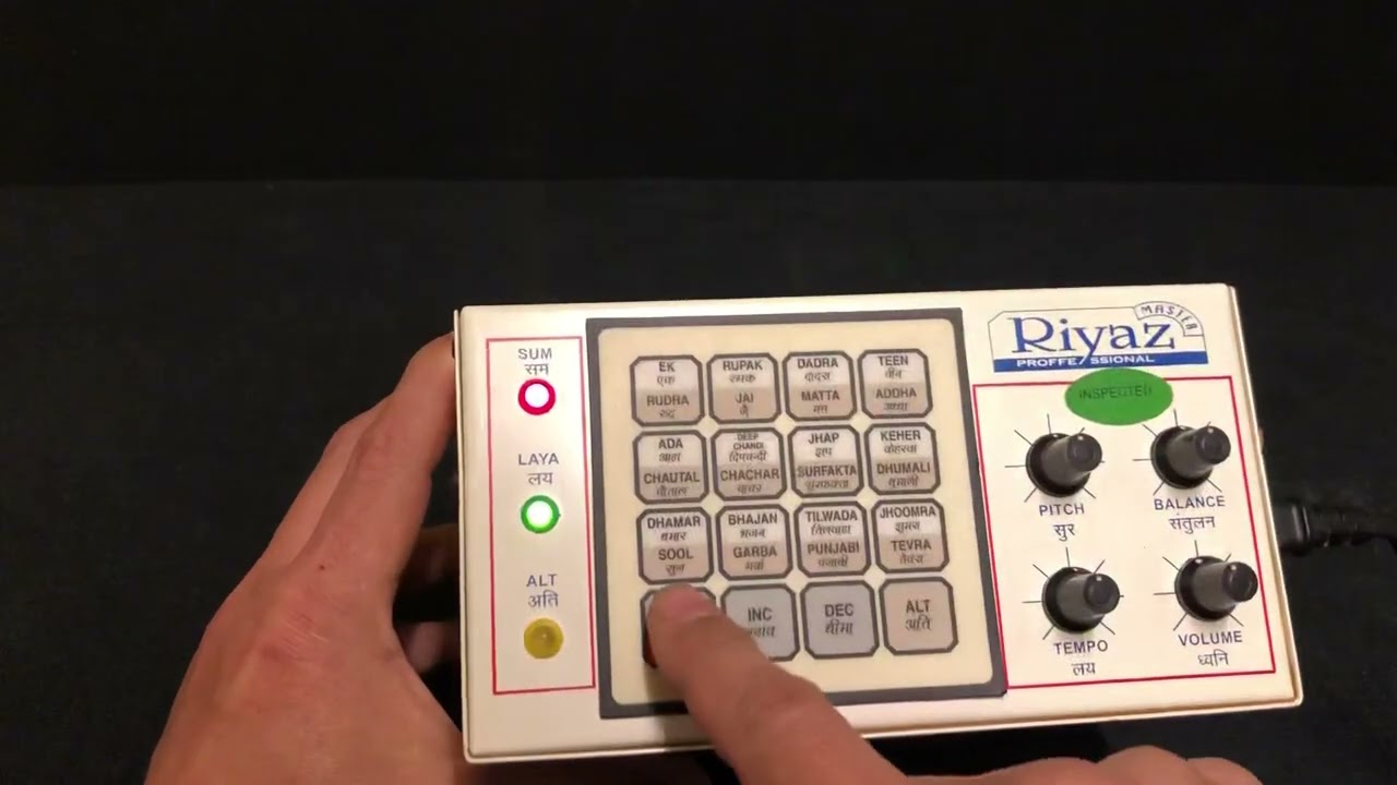 Tabla Machine Riyaz master 中古品の動作確認動画 民族楽器コイズミ