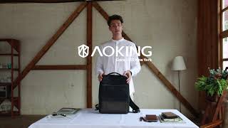 AOKING BACKPACK SN77282-10A BLACK NAVY