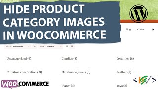 How to Hide Product Category Images in WooCommerce Shop Page | Categories Thumbnail
