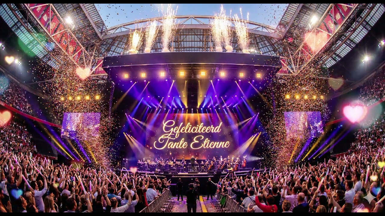 Gefeliciteerd Tante Etienne, Birthday Stadium Anthem