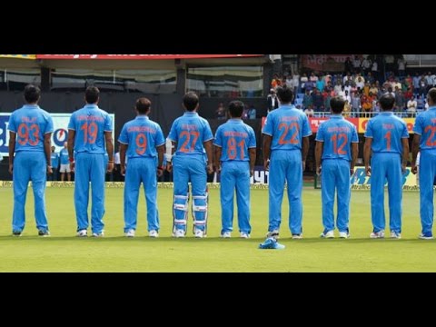 indian cricket team jersey numbers