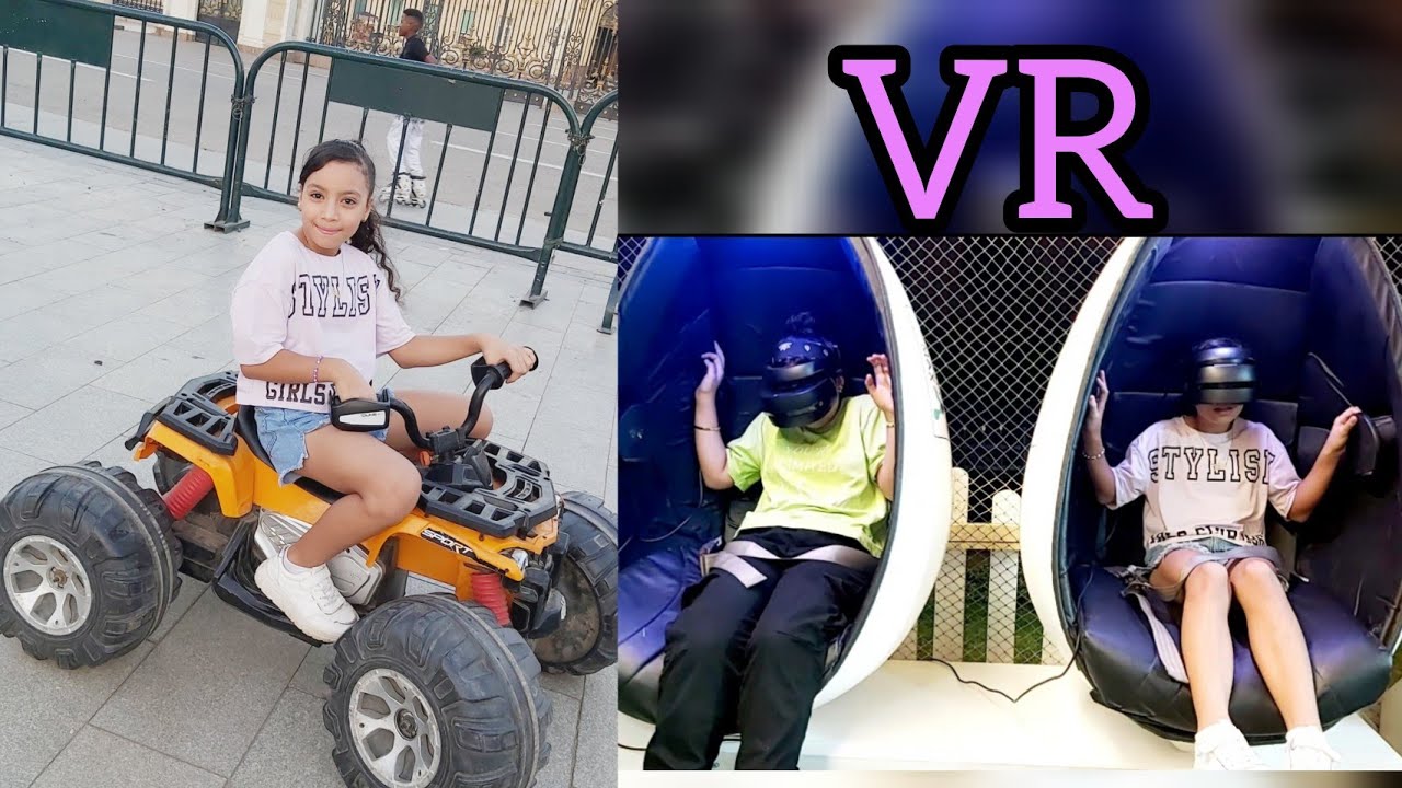 فسحة جميلة🎉ركبنا بيتش باجى🏍ودخلنا VR ولعبنا وانبسطنا🤸‍♀️