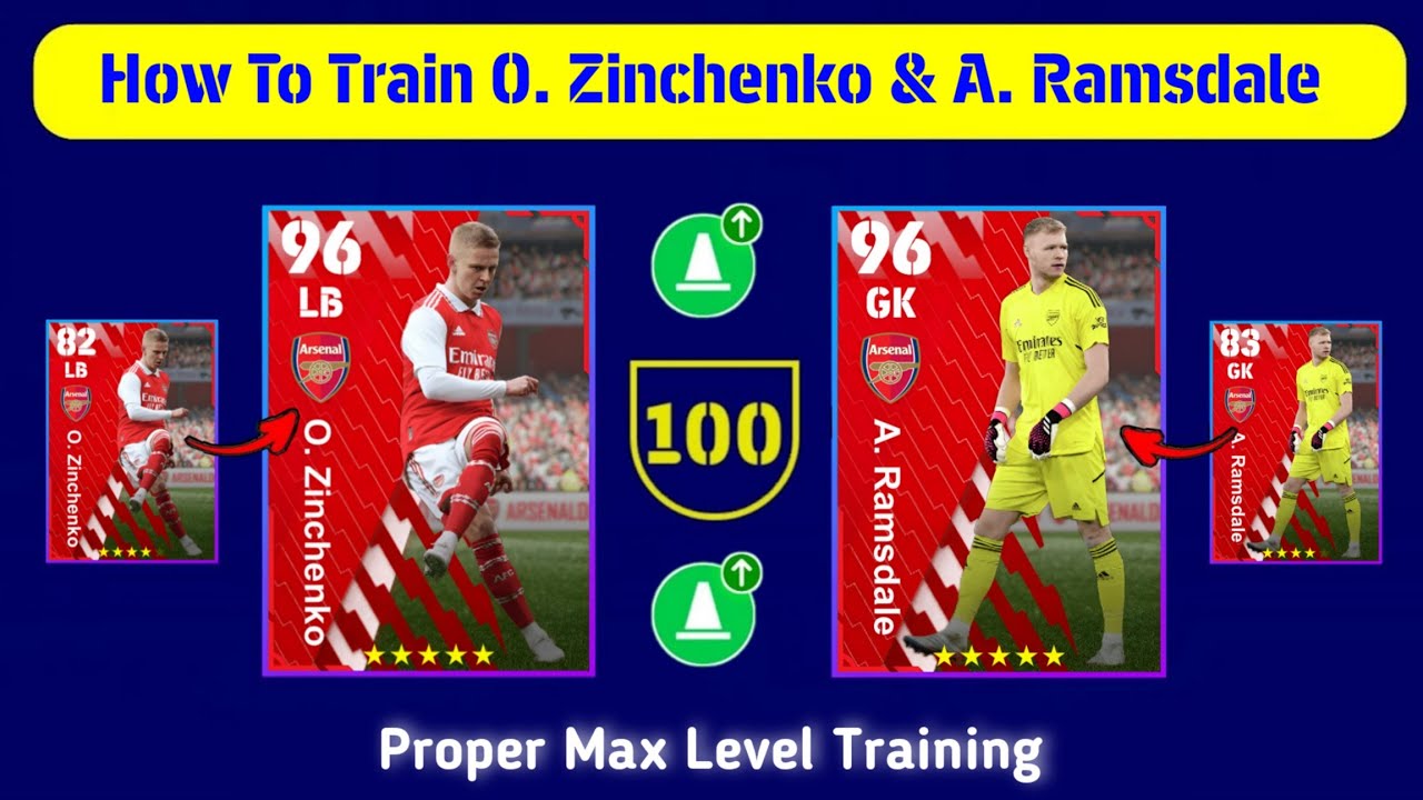 How To Max 96 Rated O. Zinchenko & 96 Rated A. Ramsdale In eFootball