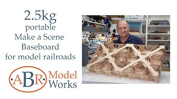 2.5kg portable Make a Scene Baseboard for model railroads