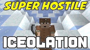 Minecraft Super Hostile ICEOLATION MAP Playthrough - Episode 1