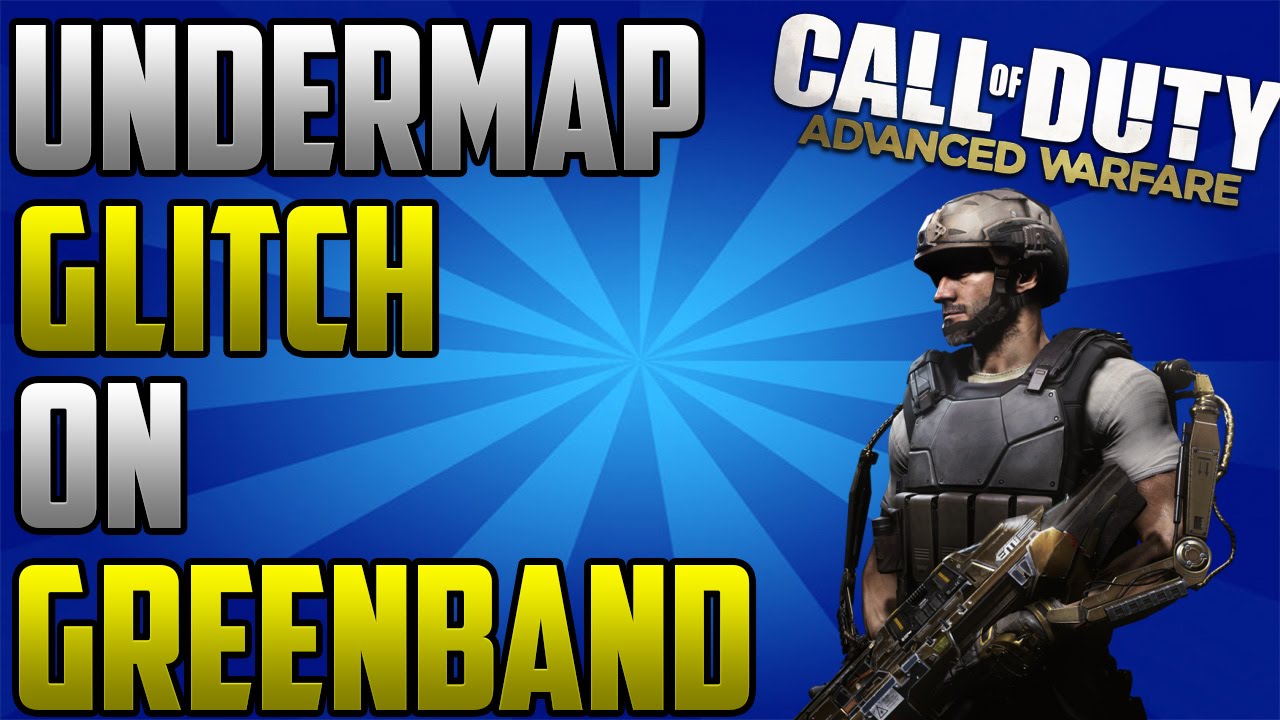 COD Advanced Warfare- Under The Map GREENBAND!! - (AW Infected Glitches)