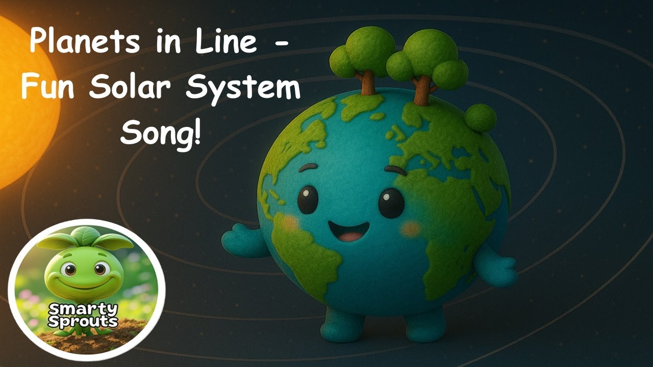 Planets in a Line – Fun Solar System Song | Nursery Rhyme - YouTube