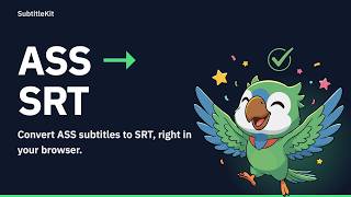 Convert ASS to SRT Free screenshot 4