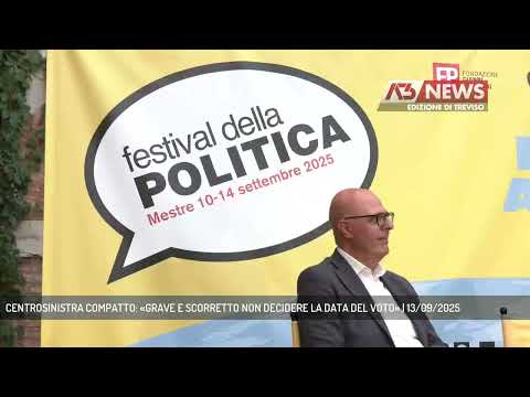 CENTROSINISTRA COMPATTO: «GRAVE E SCORRETTO NON DECIDERE LA DATA DEL VOTO» | 13/09/2025