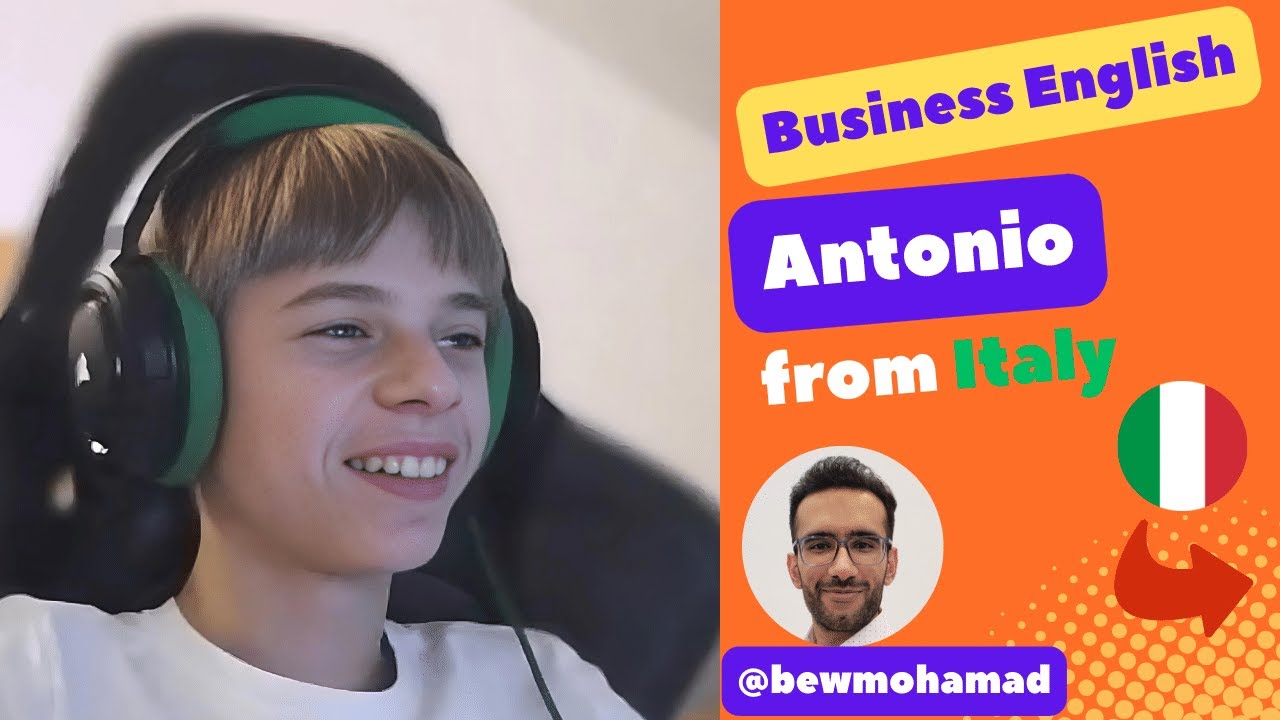Master Business English: Antonio's Custom Learning Journey for Gamers