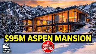 Inside the $95M Aspen Ski-In Mansion with a Rotating Room, Bowling Alley & Indoor Pool