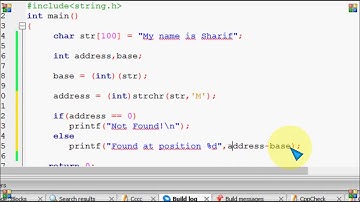 Bangla C programming tutorial  65   String functions strchr strrchr strstr HD