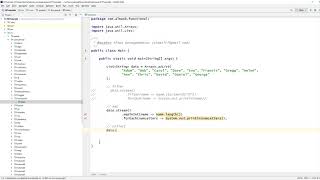 A short introduction to fp (stream) in java 8+. we look at filter(),
map(), collect(). next video poll: https://www./almasb0/community
source: htt...