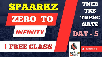 SPAARKZ ZERO TO INFINITY | TRB POLYTECHNIC / TNEB AE / GATE / TNPSC AE | EEE / ECE ONLINE COACHING