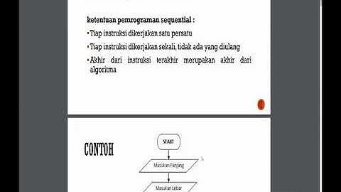 Struktur Algoritma Sekuensial