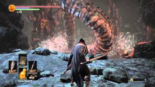 DARK SOULS III Killing worm in Smouldering Lake using Ballista