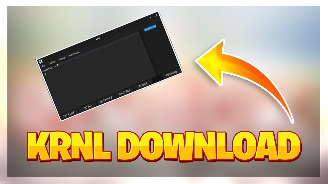 Roblox EXPLOIT Download KRNL PC/MAC // ROBLOX INJECTOR LUA LEVEL 7 ...