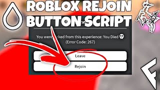 Roblox REJOIN Button Script! | ARCEUS X • DELTA • FLUXUS • PC! screenshot 2