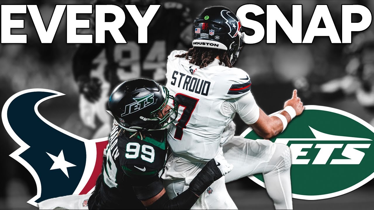 Will McDonald IV - Every Snap - Jets vs Texans Week 9