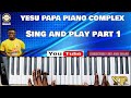 HOW TO SING AND PLAY THE KEYBOARD ON YOUR OWN AS A TOTAL BEGINNER WORSHIP, OR PRAISES KEY F MAJOR