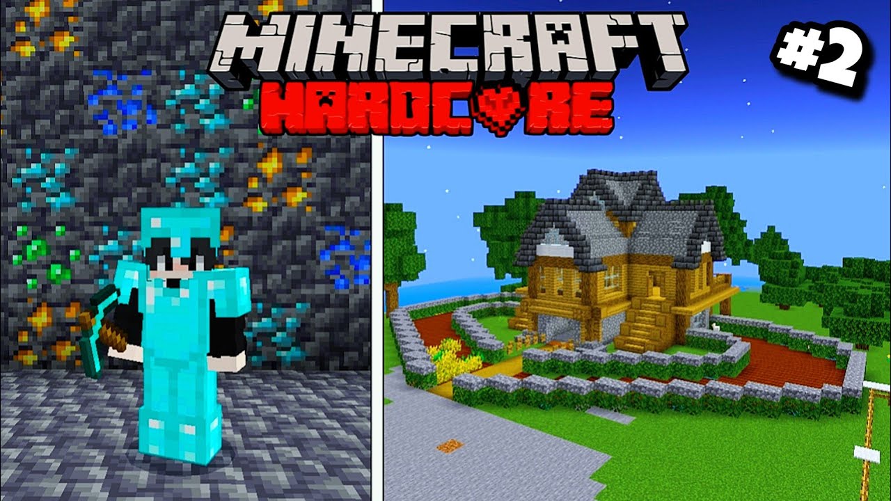 I FINALLY Craft a Diamond Armour in our Hardcore World / Minecraft ...